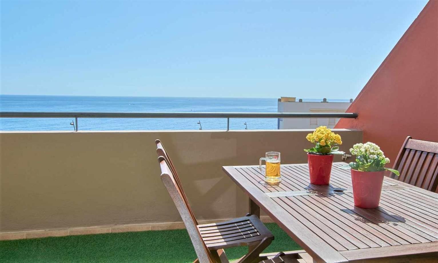 Bonita Vivienda Con Vistas Al Mar Playawifi Appartement Radazul Buitenkant foto